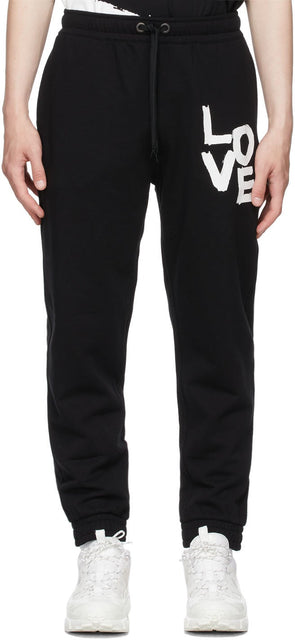 Burberry Black Print 'Love' Jogging Lounge Pants - Burberry Black Print 'Love' Jogging Lounge Pants - 버버리 블랙 프린트 '사랑'조깅 라운지 바지를 인쇄합니다