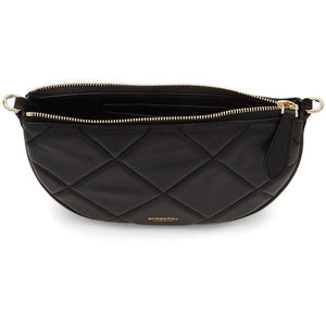 Olympia Mini Leather Shoulder Bag in Black - Burberry