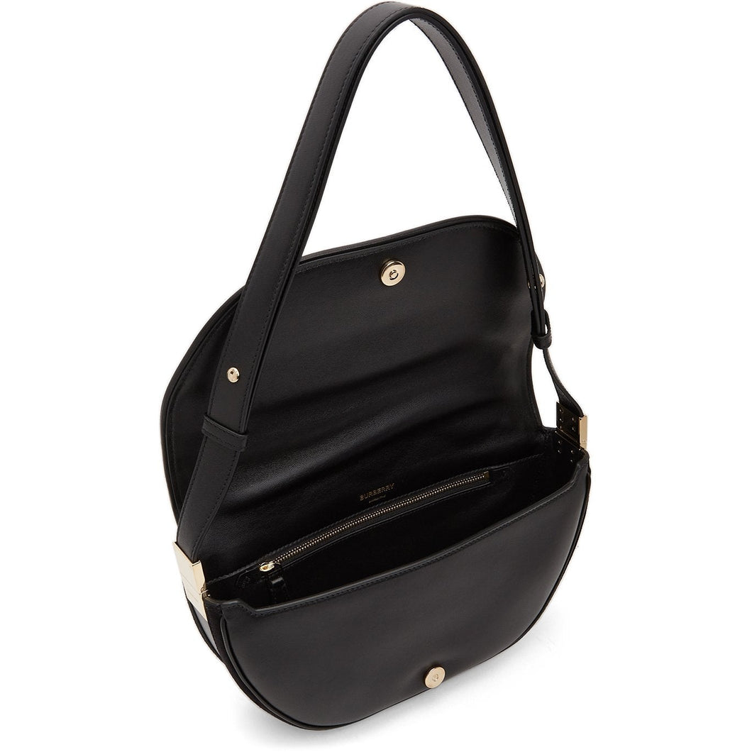 Burberry Black Quilted Small Olympia Shoulder Bag