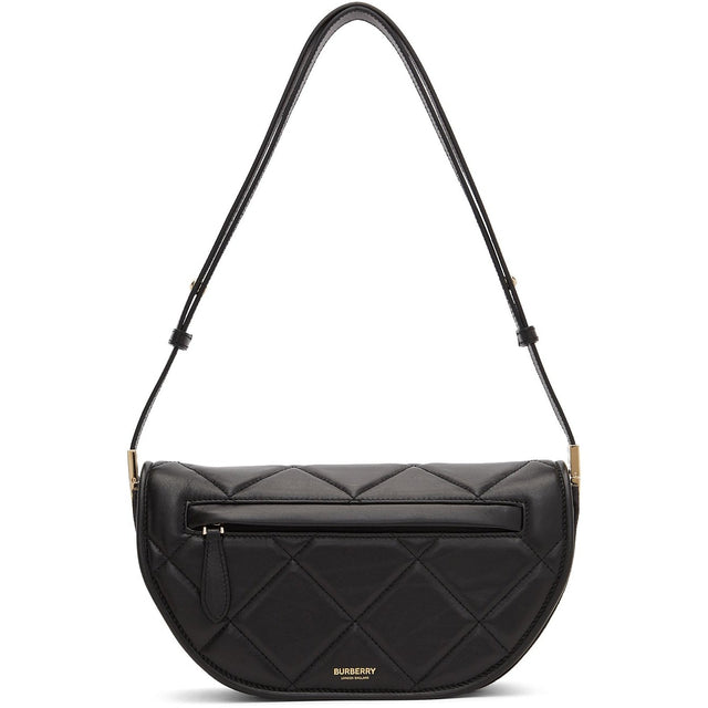 Burberry Black Quilted Small Olympia Shoulder Bag - Sac à bandoulière olympique matelassé noir Burberry noir matelassé - 버버리 블랙 퀼트 작은 올림피아 어깨 가방