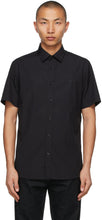 Burberry Black Sherwood Short Sleeve Shirt - Chemise à manches courtes Burberry Sherwood Sherwood - 버버리 블랙 셔우드 짧은 소매 셔츠