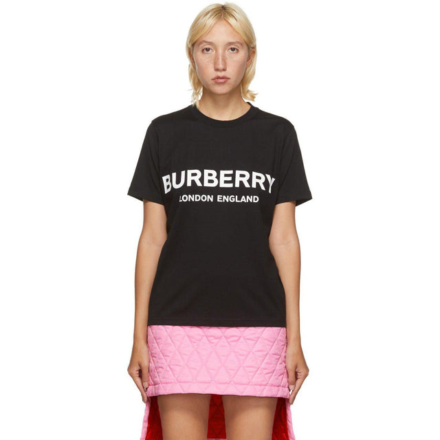 Burberry Black Shotover Logo T-Shirt