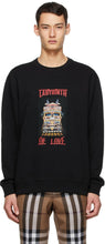 Burberry Black Slogan Print Sweatshirt - Sweat-shirt imprimé slogan noir burberry - 버버리 블랙 슬로건 프린트 스웨터