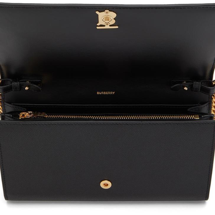Burberry Black Small Hannah CH Bag