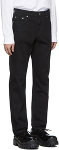 Burberry Black Straight-Leg Jeans