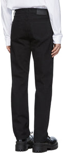 Burberry Black Straight-Leg Jeans