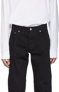 Burberry Black Straight-Leg Jeans