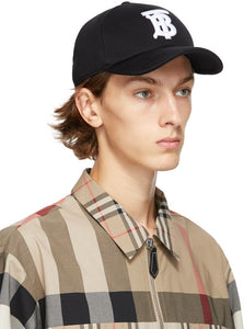 Burberry Black TB Baseballl Cap