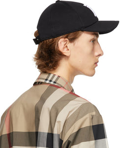 Burberry Black TB Baseballl Cap