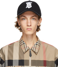 Burberry Black TB Baseballl Cap - Burberry Black TB BaseballL Cap - 버버리 블랙 tb baseballl cap.