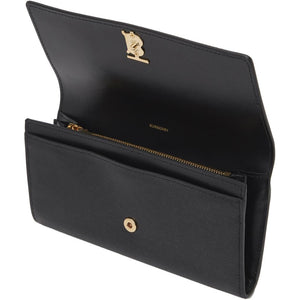 Burberry Tb Logo Chain Wallet in Black