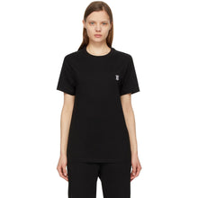 Burberry Black TB Monogram Parker T-Shirt - T-shirt Burberry Black Tb Monogram Parker Parker - 버버리 블랙 TB 모노그램 파커 티셔츠
