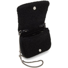 Burberry Black Terrycloth Micro 'Love' Lola Bag