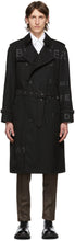 Burberry Black Westminster Horseferry Print Trench Coat - Burberry Black Westminster Trench-en-manteau - 버버리 블랙 웨스트 민스터 마무리 인쇄 트렌치 코트