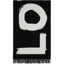 Burberry Black Wool 'Love' Football Scarf - Foulard de football de laine noire burberry 'amour' - 버버리 블랙 울 '사랑'축구 스카프