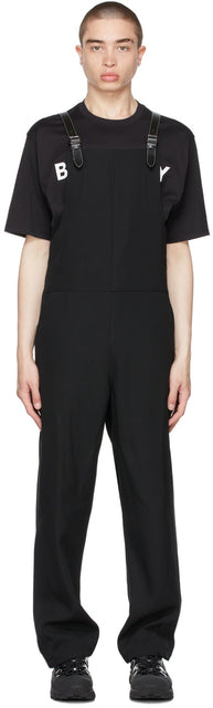 Burberry Black Wool Overalls - Burberry Black Laine Combinaison - 버버리 블랙 양모 바지