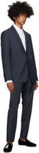 Burberry Blue Check Slim Suit