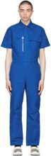 Burberry Blue Cotton Canvas Boiler Jumpsuit - Combinaison de chaudière en toile de coton bleu burberry - 버버리 블루 코 튼 캔버스 보일러 점프 수트