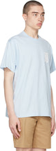 Burberry Blue Cotton Oversized TB T-Shirt