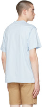Burberry Blue Cotton Oversized TB T-Shirt