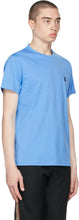 Burberry Blue Cotton TB T-Shirt