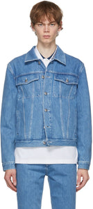 Burberry Blue Denim Satchwell Jacket - Burberry Blue Denim Satchwell Jacket - 버버리 블루 데님 satchwell 재킷