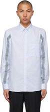 Burberry Blue Icon Stripe Slim Fit Shirt - Burberry Blue Icon Stripe Slim Fit Chemise - 버버리 블루 아이콘 스트라이프 슬림 맞는 셔츠