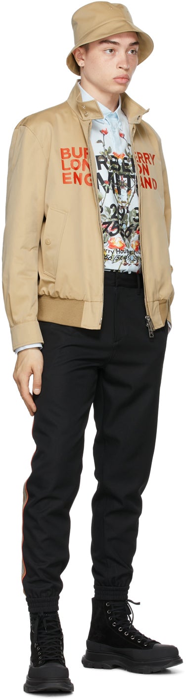 Burberry Blue Montage Print Shirt