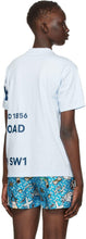 Burberry Blue Oversized 'Horseferry' T-Shirt