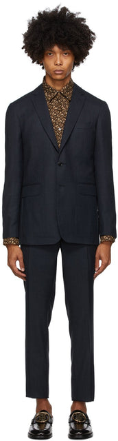 Burberry Blue Travel Slim Suit - Burberry Blue Travel Support Slim Slim - 버버리 블루 여행 슬림 슈팅