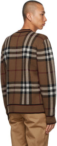 Burberry Brown Check Naylor Sweater