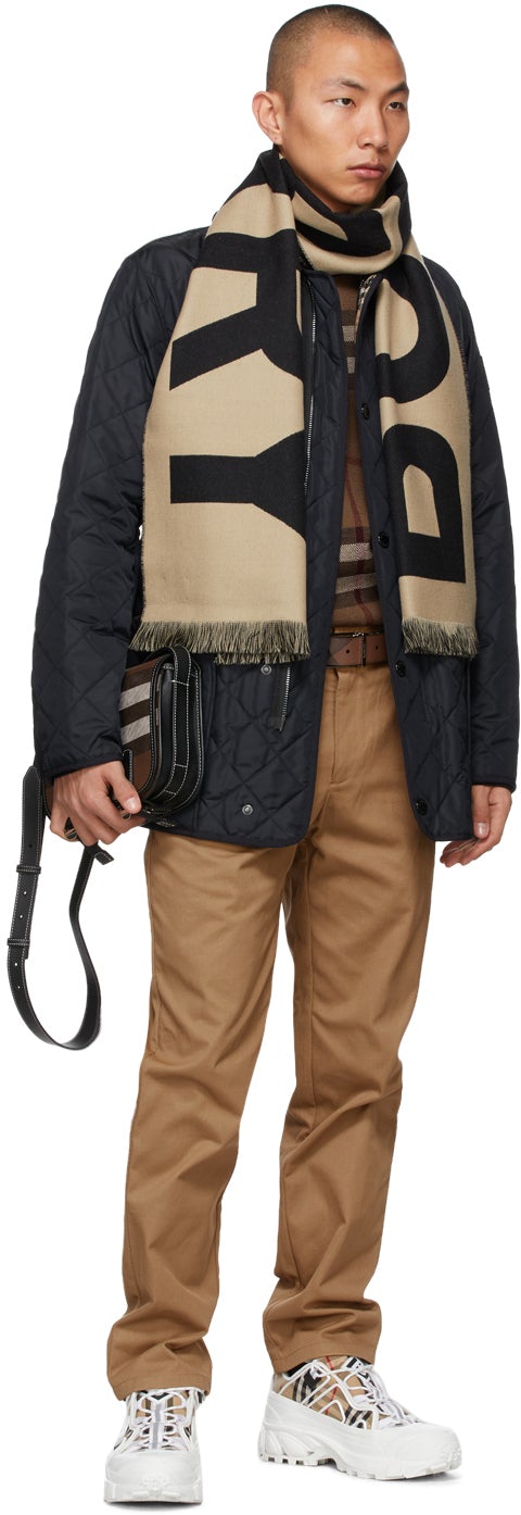 Burberry Brown Check Naylor Sweater
