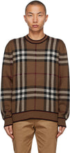 Burberry Brown Check Naylor Sweater - Burberry Brown Check Sweater Naylor - 버버리 브라운 체크 네일러 스웨터
