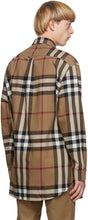 Burberry Brown Check Relaxed Fit Shirt