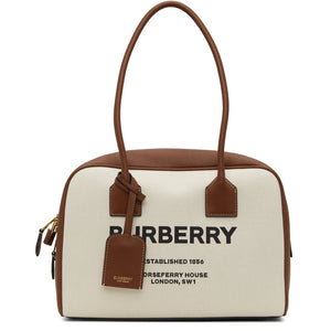 Burberry Brown Medium Half Cube Bag - Sac à cube brun brun burberry brun - 버버리 브라운 중간 반 큐브 백