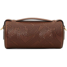 Burberry Brown Perforated Barrel Pouch