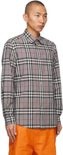 Burberry Grey Check Caxton Shirt