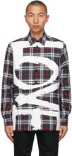 Burberry Grey Check 'Love' Tavington Shirt - Burberry Gray Check 'Love' Twington Shirt - 버버리 그레이 확인 '사랑'Tavington Shirt.