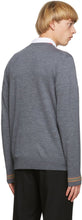 Burberry Grey Merino Icon Stripe Paradise Sweater