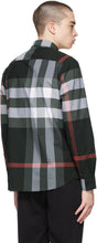 Burberry Grey Slim Somerton Check Shirt