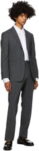 Burberry Grey Wool Slim Suit
