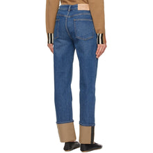 Burberry Indigo Striped Cuff Marissa Jeans