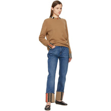 Burberry Indigo Striped Cuff Marissa Jeans