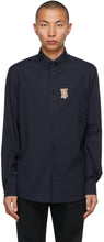 Burberry Navy Caddington Shirt - Chemise Burberry Navy Caddington - 버버리 해군 caddington 셔츠