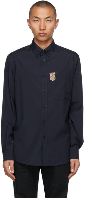 Burberry Navy Caddington Shirt - Chemise Burberry Navy Caddington - 버버리 해군 caddington 셔츠