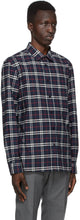 Burberry Navy Check Simpson Shirt