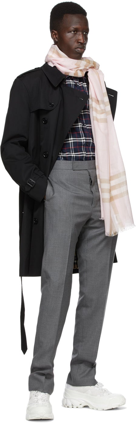 Burberry Navy Check Simpson Shirt