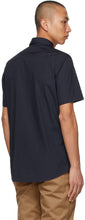 Burberry Navy Sherwood Short Sleeve Shirt