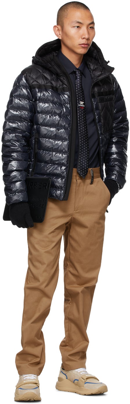 Burberry Navy Sherwood Short Sleeve Shirt