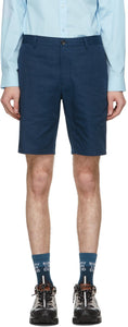 Burberry Navy Shibden Shorts - Burberry marine Shibden Shorts - 버버리 해군 시부 던 쇼트
